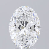 3 oval d vvs2 ex ex none LAB_GROWN Diamond